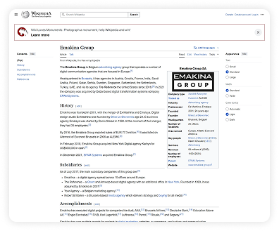 Wikipedia Page Sample
