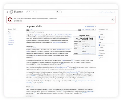 Wikipedia Page Sample